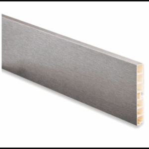 96in TOE KICK ANODIZED BRUSHED ALUMINUM