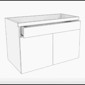 27in Standard 2-Door/1-Drawer Base Cabinet